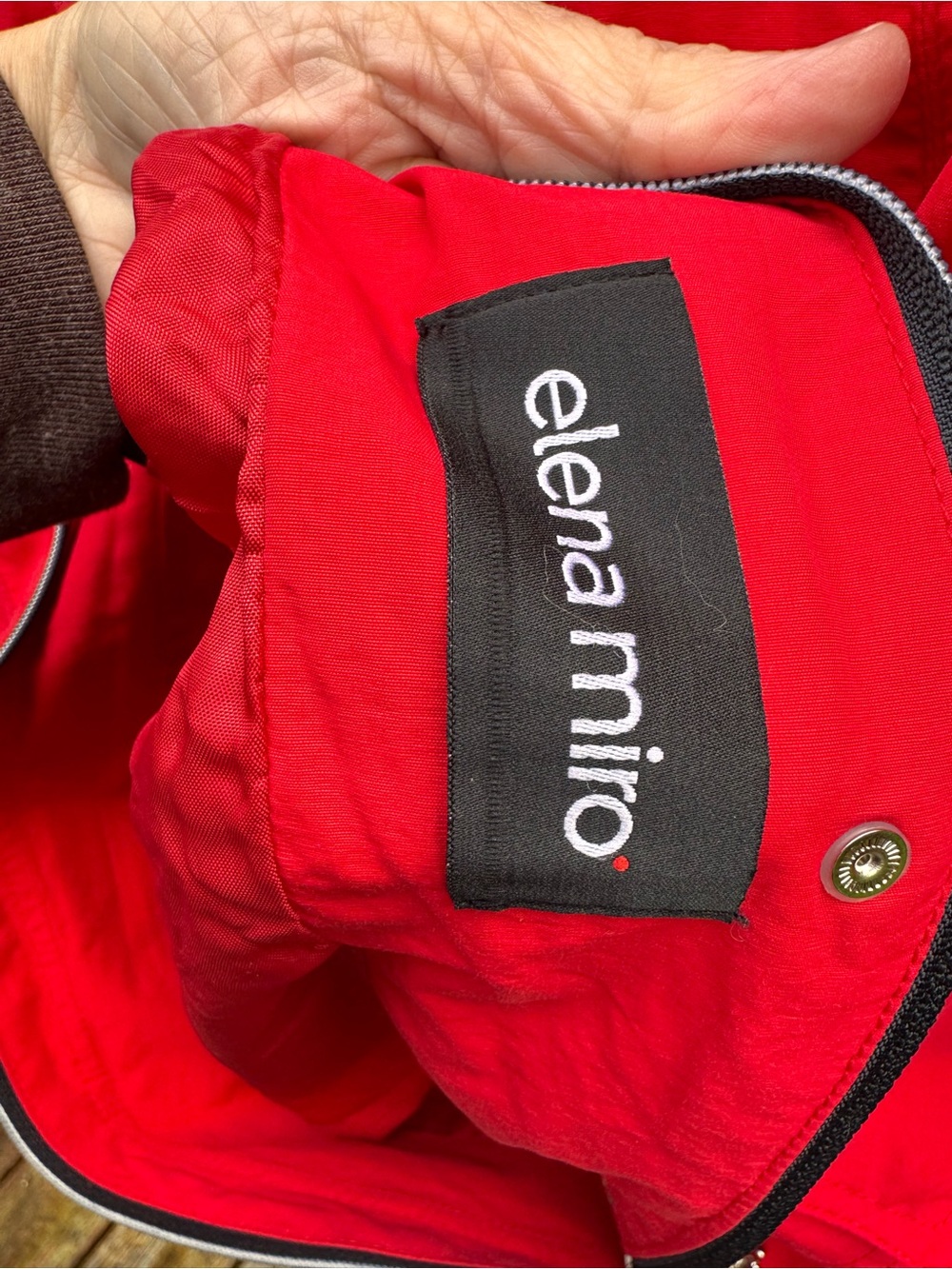 Elena Miro Bright Red Utility Jacket - Picture 7 of 9